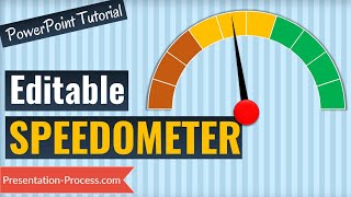 How to Create STUNNING Speedometer Chart Template in PowerPoint [upl. by Ovid722]