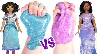 Encanto Mirabel and Isabella Family DIY SLIME Tutorial Activity [upl. by Enrika335]