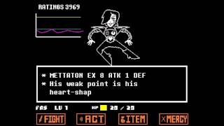 Undertale  Mettaton Boss Fight [upl. by Halima]