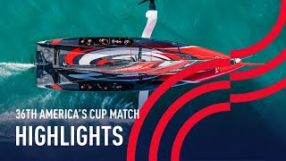 36th Americas Cup Highlights [upl. by Chellman303]