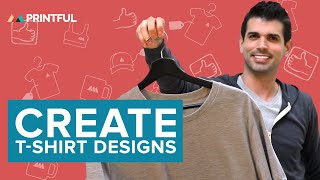 How to Create TShirt Designs in Printfuls Design Maker  Printful PrintOnDemand [upl. by Otreblanauj]