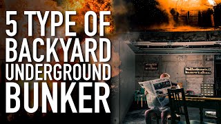 5 Type Of Backyard Underground Bunker You Should Build  Doomsday Preppers [upl. by Nnail]