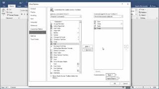 How to Customize Quick Access Toolbar in Word 2016 [upl. by Macario]