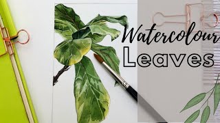 BOTANICAL PAINTING  botanical watercolor made easy [upl. by Yonina676]