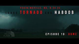 LARGE TORNADO and HABOOB in PekinMcVille ND 6242022 [upl. by Agem700]