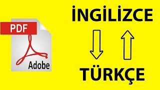 PDF Dosyasının Dilini Değiştirme  İngilizce Makale Çeviri [upl. by Htir]