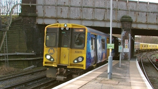 Half an Hour at 216  Birkenhead North Station 1022017  Class 507 508 terminus [upl. by Ardnuas]