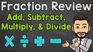 Fraction Review  How to Add Subtract Multiply and Divide Fractions [upl. by Ericha783]