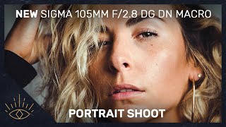 Sigma 105mm f28 DG DN Macro  BTS PORTRAIT SHOOT [upl. by Theis]