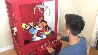 DIY Cardboard Claw Machine [upl. by Nnylannej]