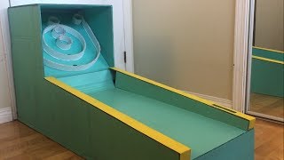 DIY Cardboard SkeeBall Machine [upl. by Inesita]