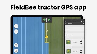 FieldBee tractor GPS app  Start your precision farming [upl. by Agnesse]