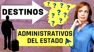 DONDE te destinan si apruebas la OPOSICION de AUXILIAR ADMINISTRATIVO ADMINISTRATIVO y GESTIÓN [upl. by Notsa]