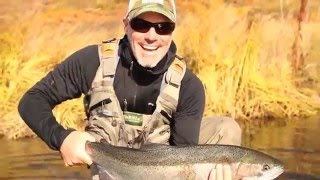 Steelhead Fly Fishing Karluk River  Kodiaks Best Fishing Lodge [upl. by Llennaj]