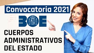 Oposiciones Auxiliar Administrativo del Estado y Administrativo Convocatoria 2021 [upl. by Sices422]