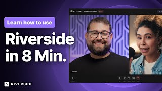 Riverside Platform Overview How to Record Edit and Publish Videos amp Podcasts 8 Minute Tutorial [upl. by Gabie]