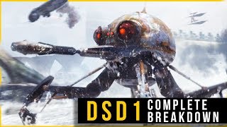 CIS Droids  DSD1 Dwarf Spider Droid COMPLETE Breakdown [upl. by Bouley900]