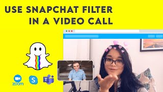 How To Use Snapchat Filters on Video Calls [upl. by Aleit]