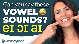 Pronunciation Practice 👄 Difficult Vowel Sounds DIPHTHONGS [upl. by Folberth546]