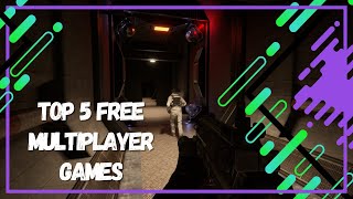 Top 5 Free Multiplayer Games on Steam Part 1 [upl. by Elokkin848]