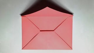 Paper Envelope  How to Make a Paper Envelope Without Glue or Tape  Easy Origami Envelope [upl. by Suiramaj]