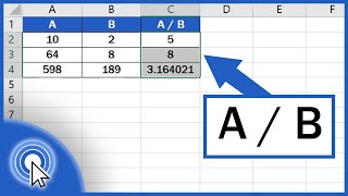 How to Divide Numbers in Excel Basic way [upl. by Whittemore]