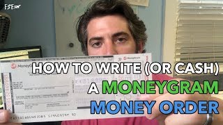 How To Write A MoneyGram Money Order From Walmart [upl. by Jeno217]