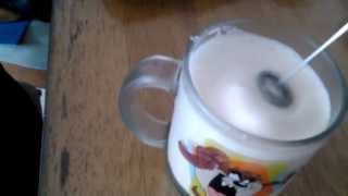 Aerolatte Review Frothing Cold Milk In Under 1 Minute [upl. by Devina]