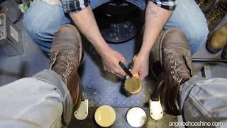 CAN YOU STAY AWAKE TILL THE END  ANGELO SHOE SHINE ASMR [upl. by Rutra]