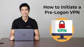 How to Initiate a PreLogon VPN  CISCO AnyConnect [upl. by Haneen]