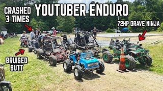 2021 BACKYARD 500 10Way YouTuber Enduro Race [upl. by Ellenar416]